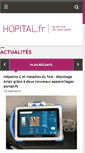 Mobile Screenshot of hopital.fr